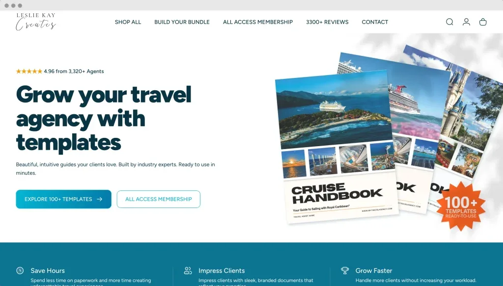 Leslie Kay Creates homepage