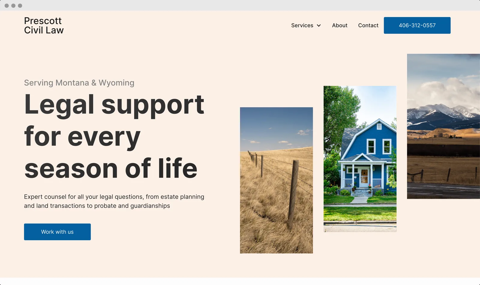 Prescott Civil Law homepage